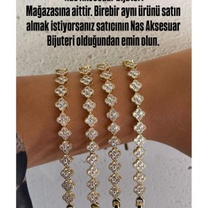 One Cleef Bileklik 14 K Renk Gold