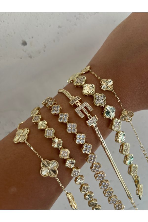 One Cleef Bileklik 14 K Renk Gold
