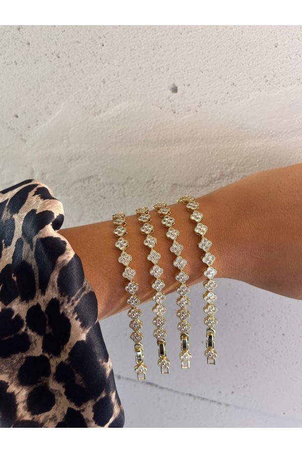 One Cleef Bileklik 14 K Renk Gold