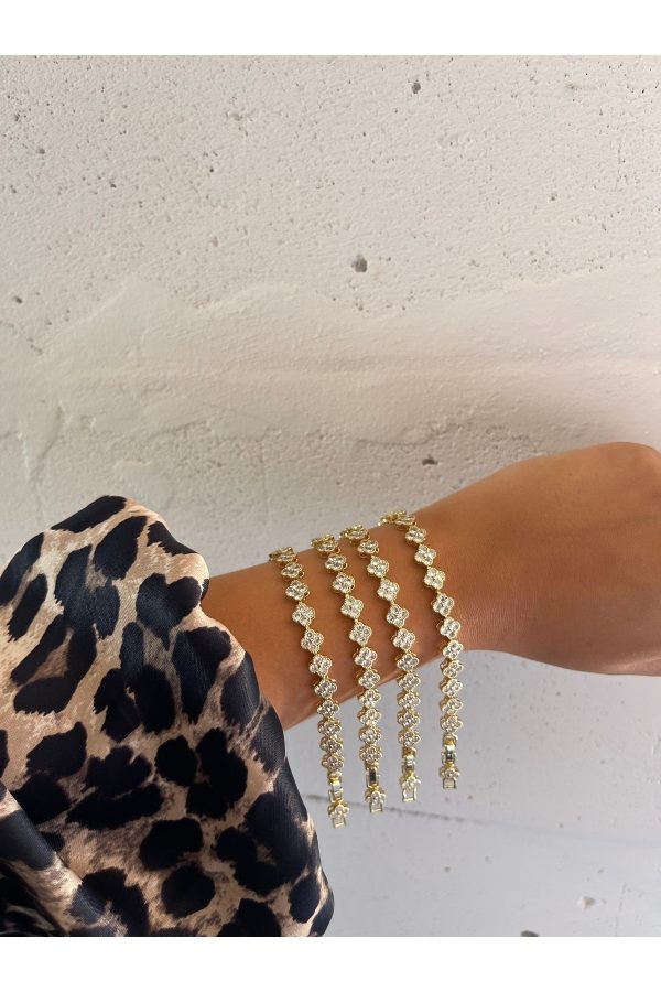 One Cleef Bileklik 14 K Renk Gold