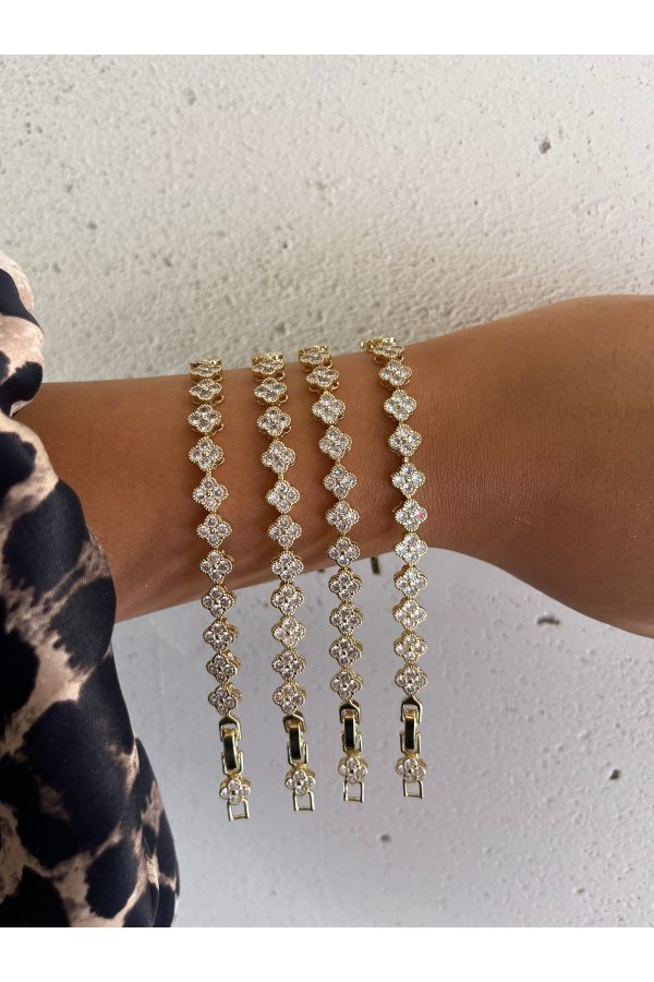 One Cleef Bileklik 14 K Renk Gold